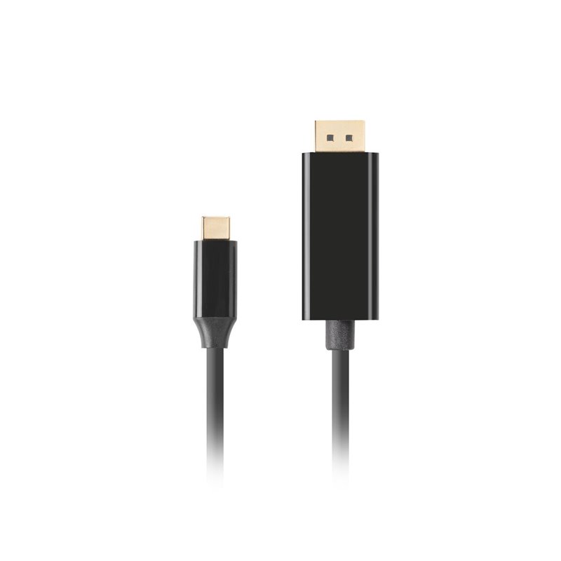 Image secondaire de Adaptateur USB-C vers DisplayPort Lanberg CA-cmDP-10CU-0010-BK Noir 1 m