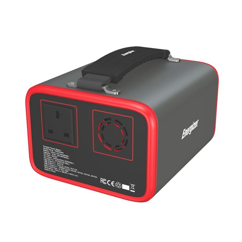 Image secondaire de Centrale électrique portable Energizer PPS240W2 Noir Rouge Gris 72000 mAh