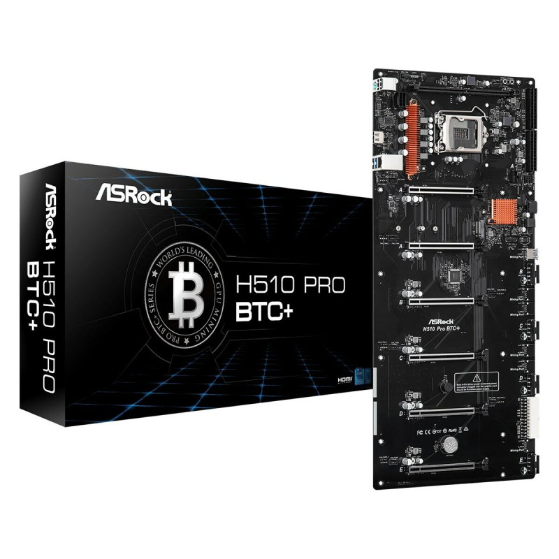 Image secondaire de Carte Mère ASRock H510 PRO BTC+ LGA 1200 Intel H510