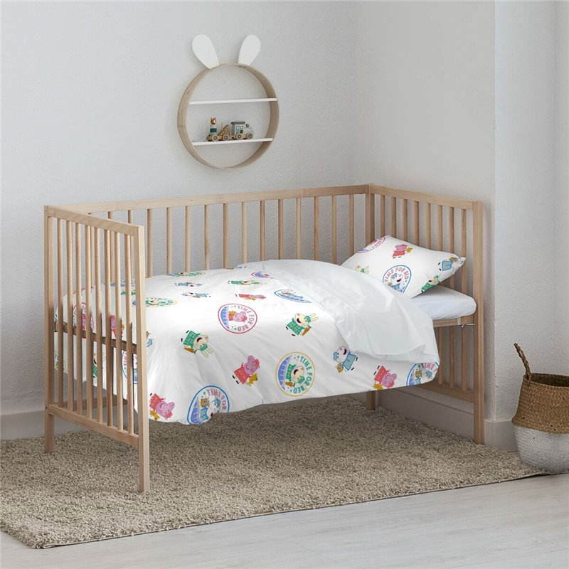 Image secondaire de Housse de couette pour berceau Peppa Pig Time bed 115 x 145 cm