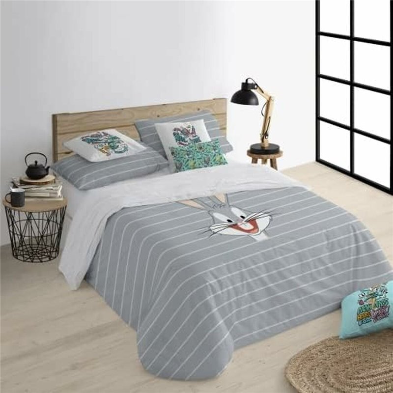 Housse de Couette Looney Tunes Bugs Bunny Multicouleur 175 Fils 180 x 220 cm