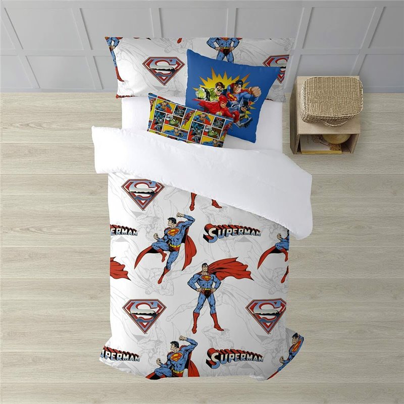 Image secondaire de Housse de Couette Superman Man of Steel Multicouleur 175 Fils 220 x 220 cm