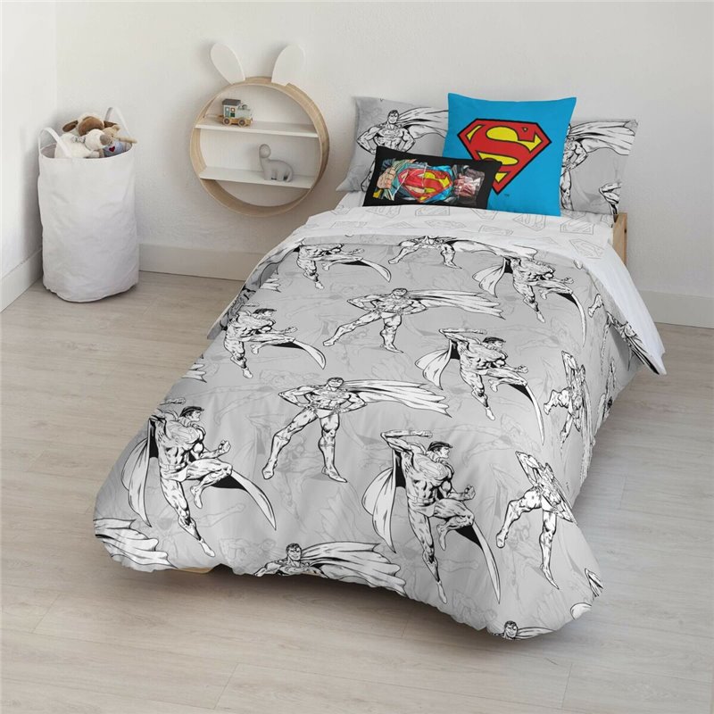 Image secondaire de Housse de Couette Superman Superman Gris 175 Fils 200 x 200 cm