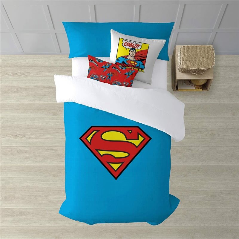 Image secondaire de Housse de Couette Superman Superman Multicouleur 175 Fils 260 x 240 cm