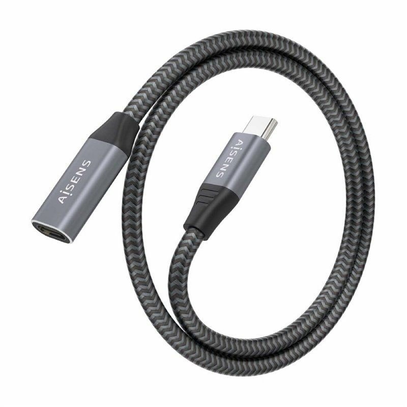 Image secondaire de Aisens A107-0760 câble USB 0,5 m USB 3.2 Gen 2x2 USB C Gris