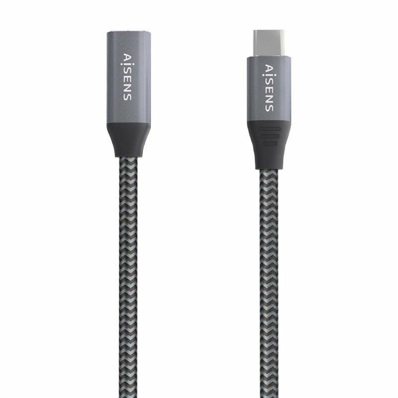 Aisens A107-0761 câble USB 1,5 m USB 3.2 Gen 2x2 USB C Gris