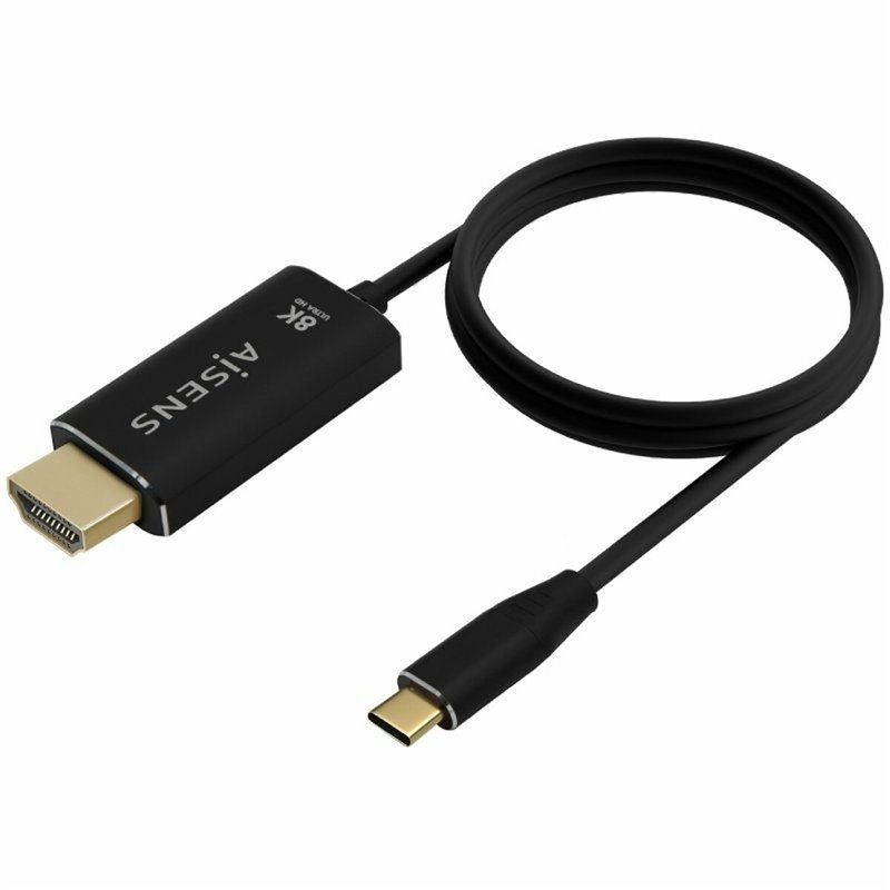 Aisens A109-0712 câble vidéo et adaptateur 2 m USB Type-C HDMI Type A (Standard) Noir