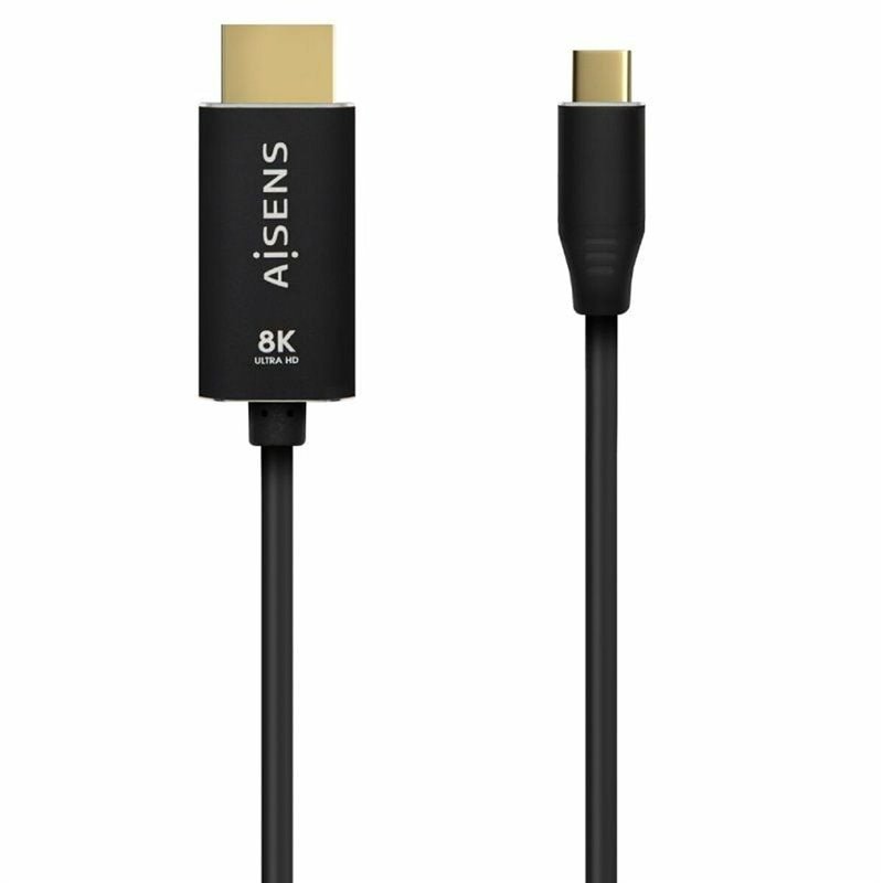 Image secondaire de Aisens A109-0712 câble vidéo et adaptateur 2 m USB Type-C HDMI Type A (Standard) Noir
