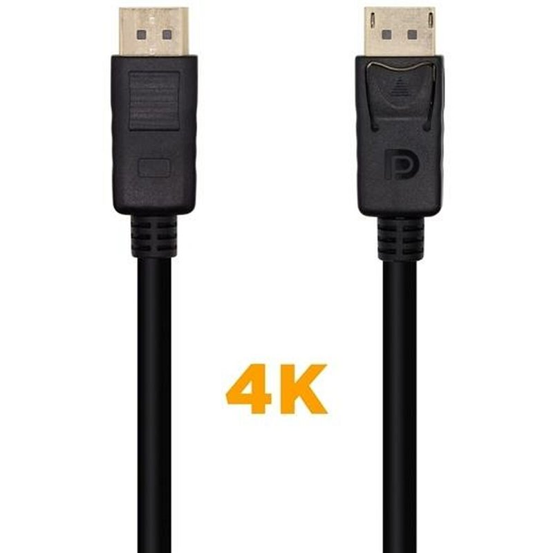 Aisens A124-0387 câble DisplayPort 5 m Noir