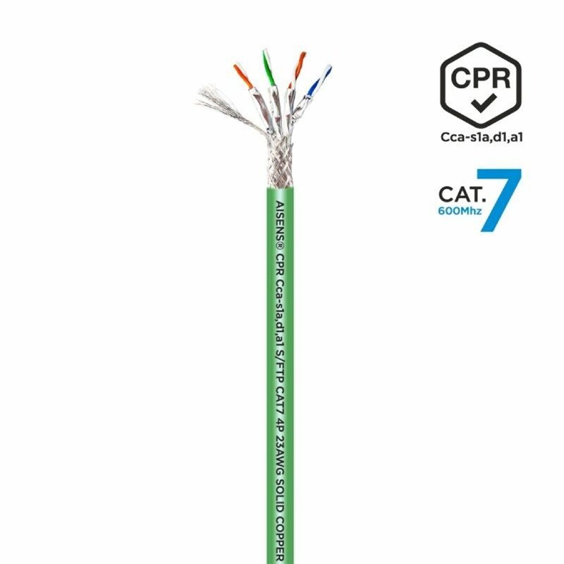 Aisens A146-0667 câble de réseau Vert 305 m Cat7 SF/UTP (S-FTP)