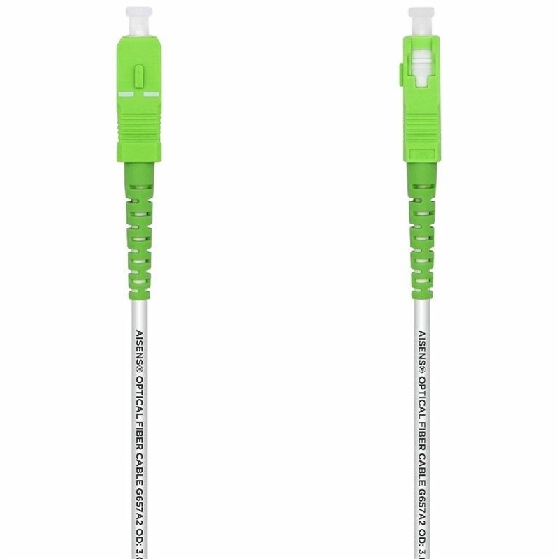 Aisens A152-0503 câble InfiniBand et à fibres optiques 50 m SC Blanc