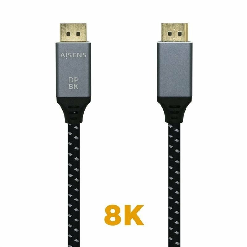 Aisens A149-0438 câble DisplayPort 3 m Noir, Gris