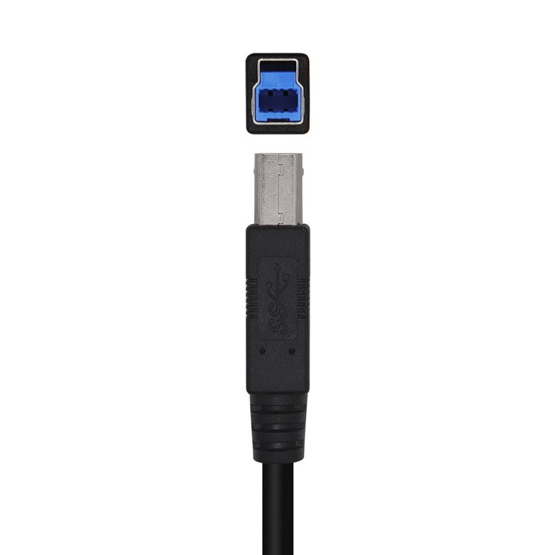 Image secondaire de Aisens A105-0444 câble USB 2 m USB 3.2 Gen 1 (3.1 Gen 1) USB A USB B Noir