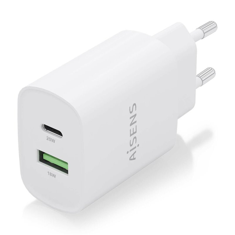 Image secondaire de Aisens A110-0754 chargeur d'appareils mobiles Universel Blanc Secteur Charge rapide Intérieure