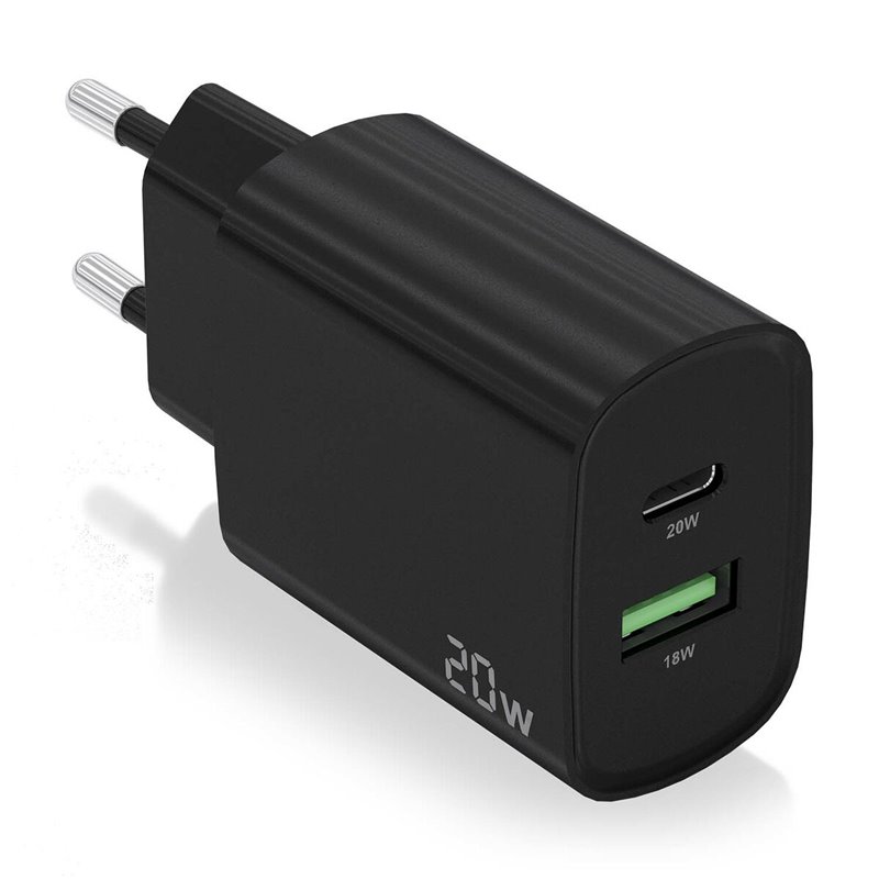 Aisens A110-0755 chargeur d'appareils mobiles Universel Noir Secteur Charge rapide Intérieure