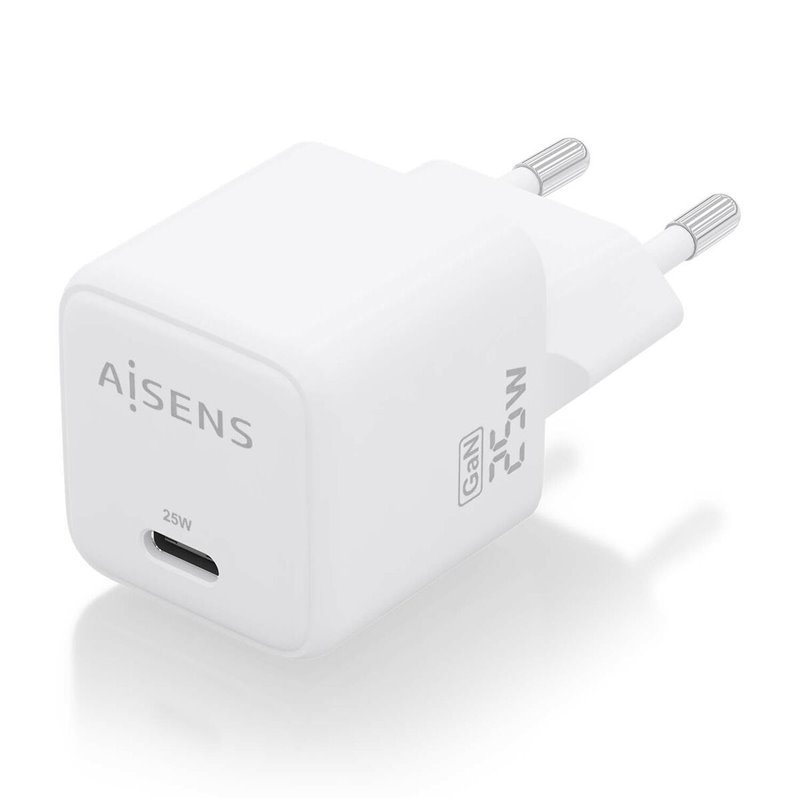 Aisens ASCH-25W1P012-W chargeur d'appareils mobiles Universel Blanc Secteur Charge rapide Intérieure