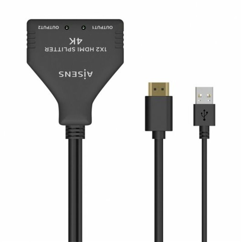 Aisens A123-0654 répartiteur vidéo HDMI 2x HDMI