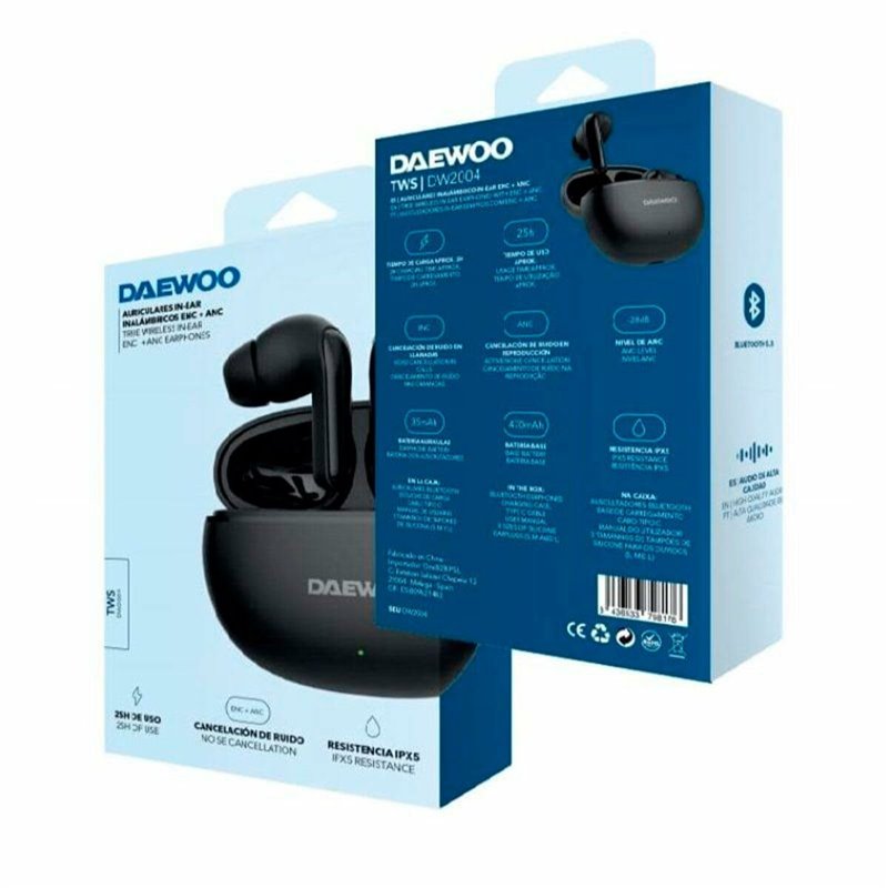 Image secondaire de Casques avec Microphone Daewoo DW2004 Noir