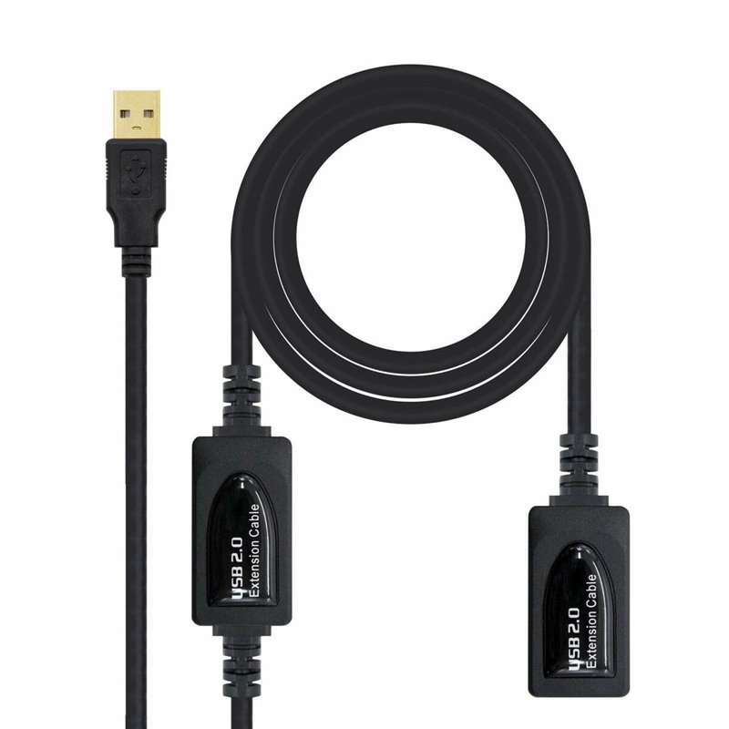 Image secondaire de NanoCâble 10.01.0213 câble USB 15 m USB 2.0 USB A Noir