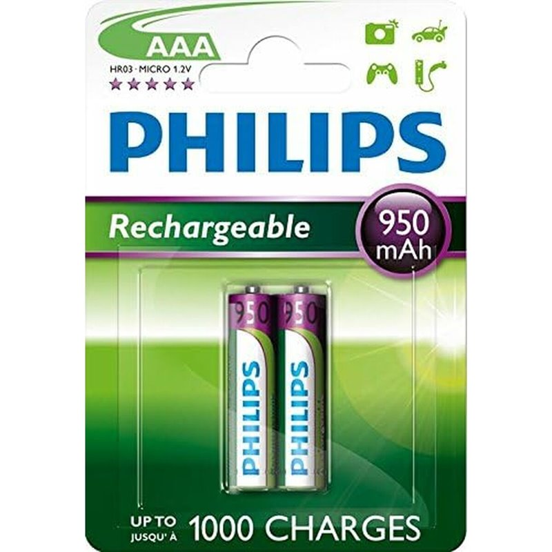 Philips Rechargeables Batterie R03B2A95/10