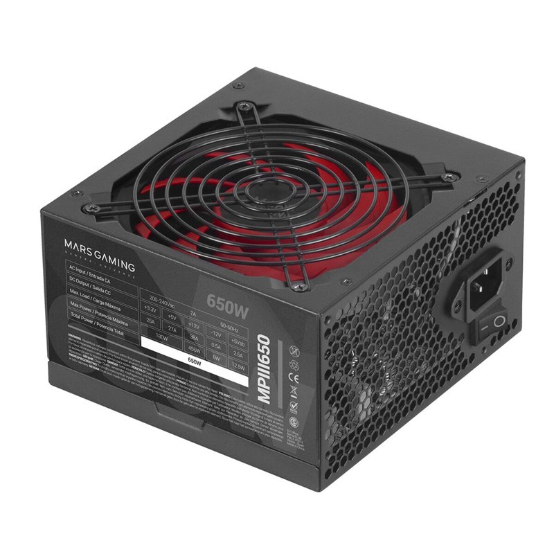 Image secondaire de Bloc dAlimentation Mars Gaming MPIII650 ATX 650 W CE - RoHS