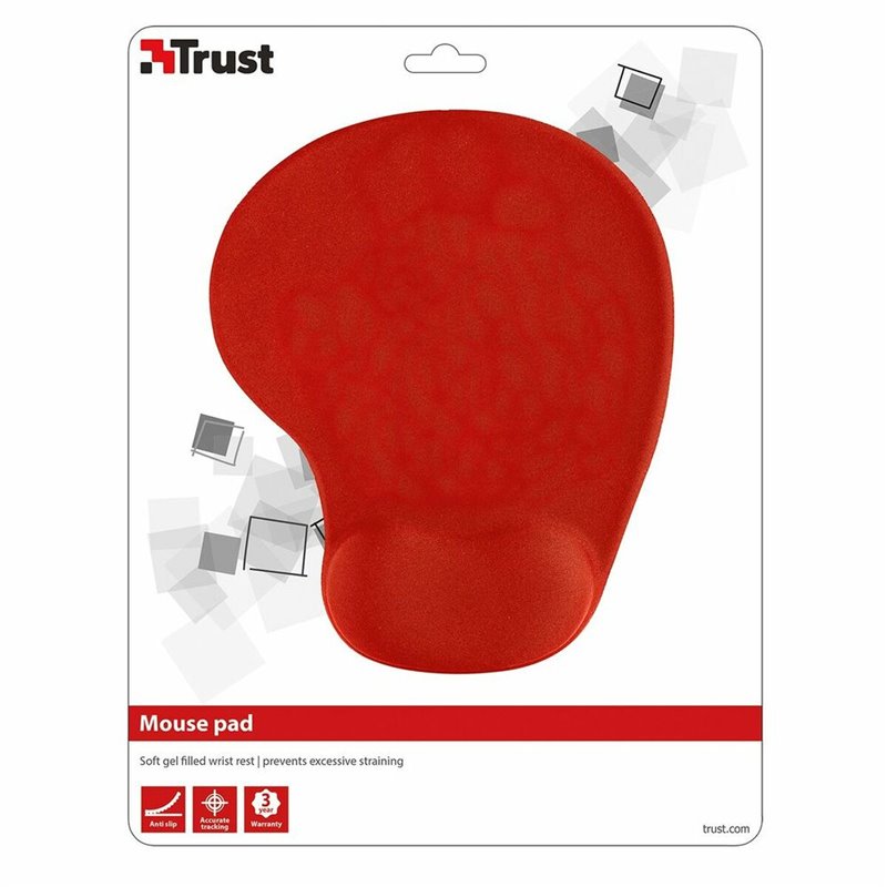 Trust 20429 tapis de souris Rouge