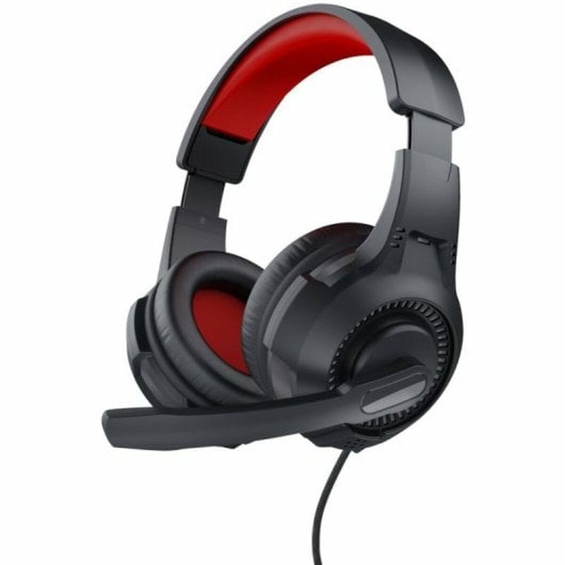 Image secondaire de Trust 24785 écouteur/casque Écouteurs Avec fil Arceau Jouer Noir, Rouge