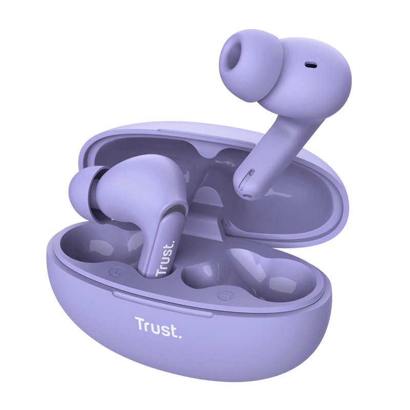 Image secondaire de Trust Yavi Casque True Wireless Stereo (TWS) Ecouteurs Appels/Musique USB Type-C Bluetooth Violet