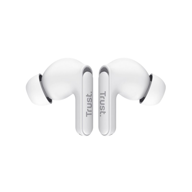 Trust Yavi Casque True Wireless Stereo (TWS) Ecouteurs Appels/Musique USB Type-C Bluetooth Blanc