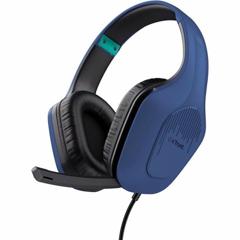 Trust GXT 415B Zirox Casque Avec fil Arceau Jouer Bleu