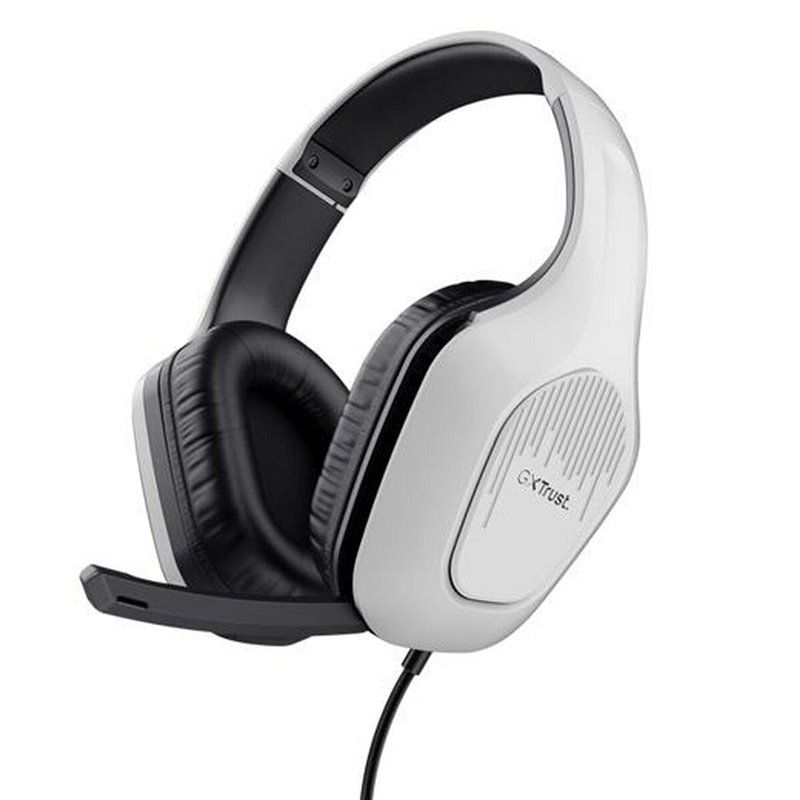 Trust GXT 415PS ZIROX Casque Avec fil Arceau Jouer Noir, Blanc