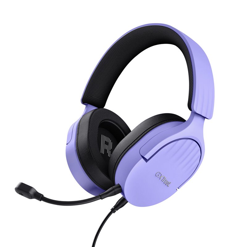 Image secondaire de Trust GXT 489P FAYZO Casque Avec fil Arceau Jouer Noir, Violet