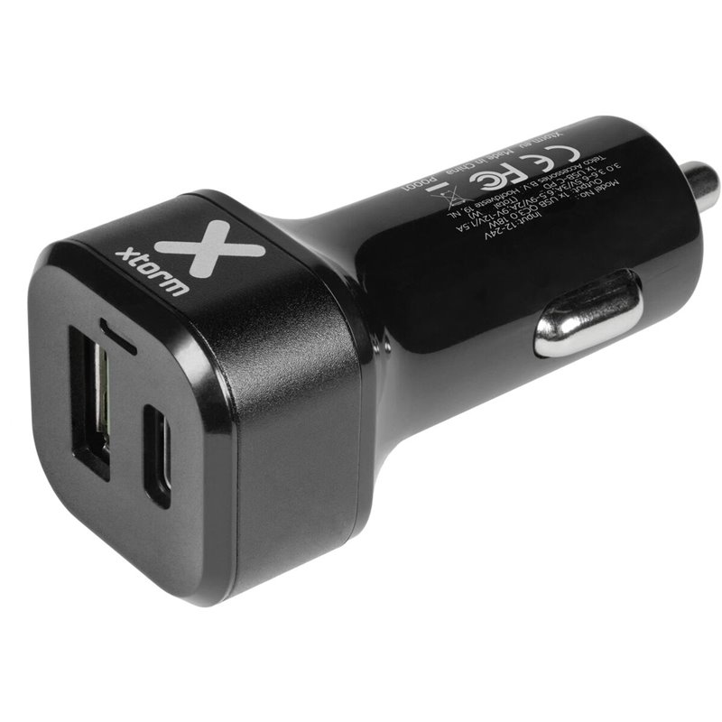 Xtorm AU203 chargeur d'appareils mobiles Universel Noir Allume-cigare Charge rapide Auto