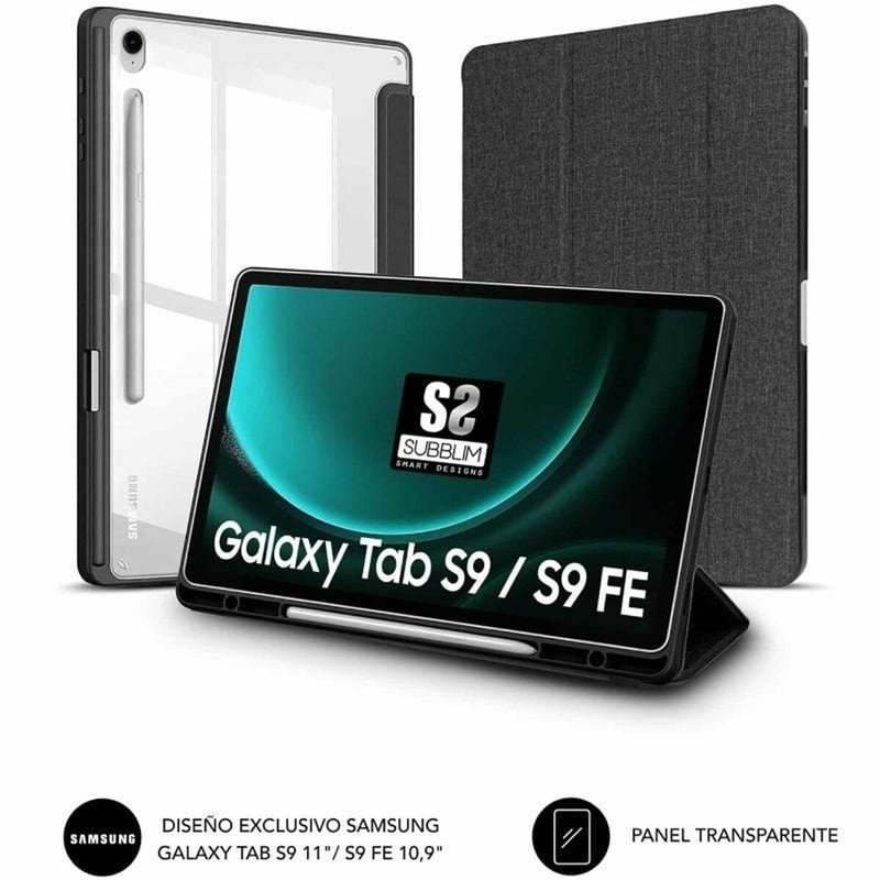 Image secondaire de Housse pour Tablette Subblim Samsung S9/ S9 FE Noir