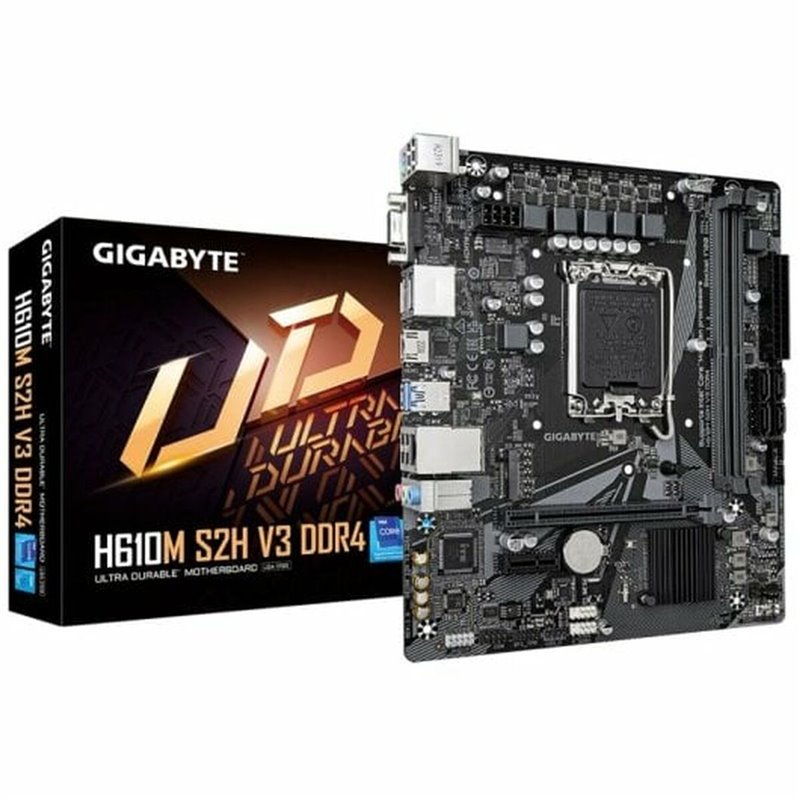 Gigabyte H610M S2H V3 DDR4 carte mère Intel H610 Express LGA 1700 micro ATX