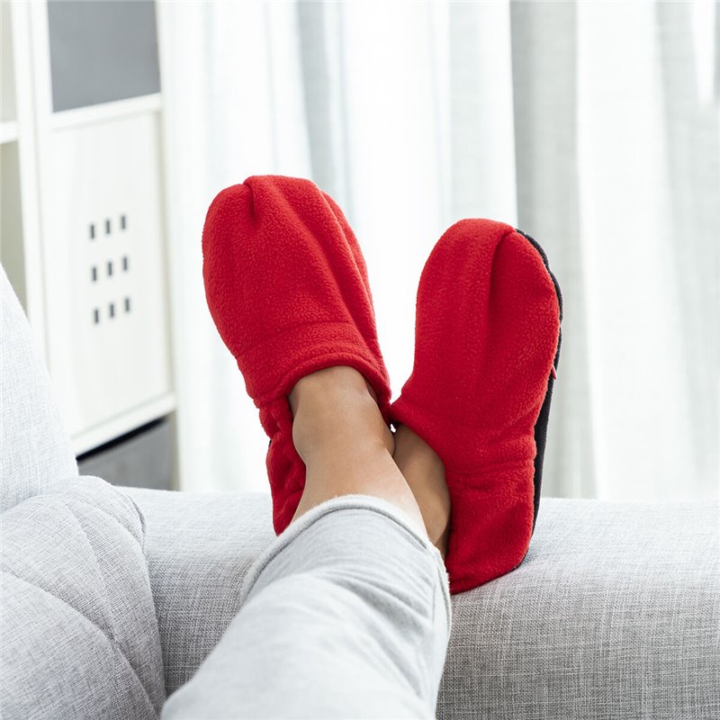 Image secondaire de Chaussons Chauffants Micro-ondes InnovaGoods Rouge