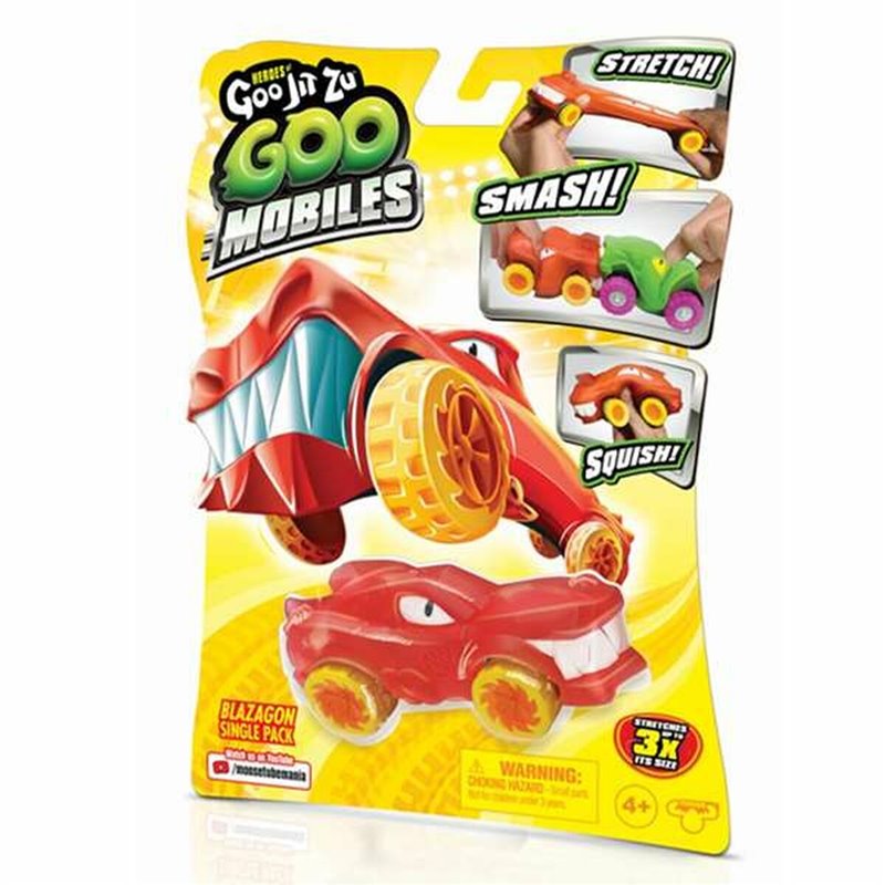 Image secondaire de Petite voiture-jouet Bandai Goo Jit Zu 12 x 6 cm Rouge