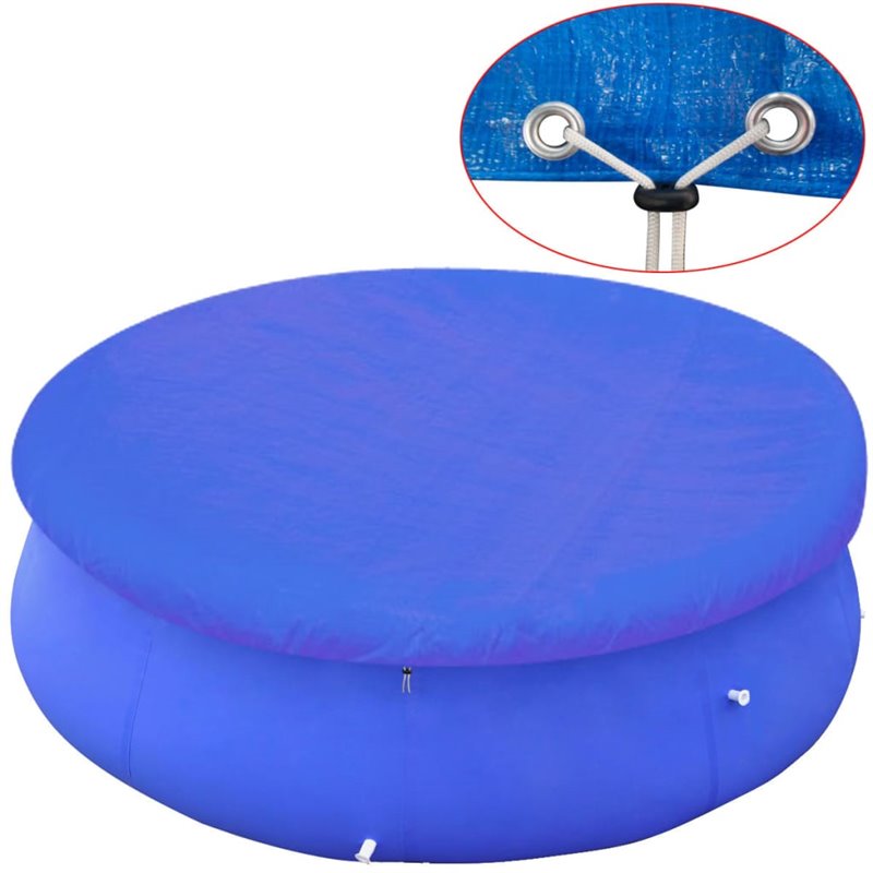 Couverture de piscine ronde hors sol de 450-457 cm 