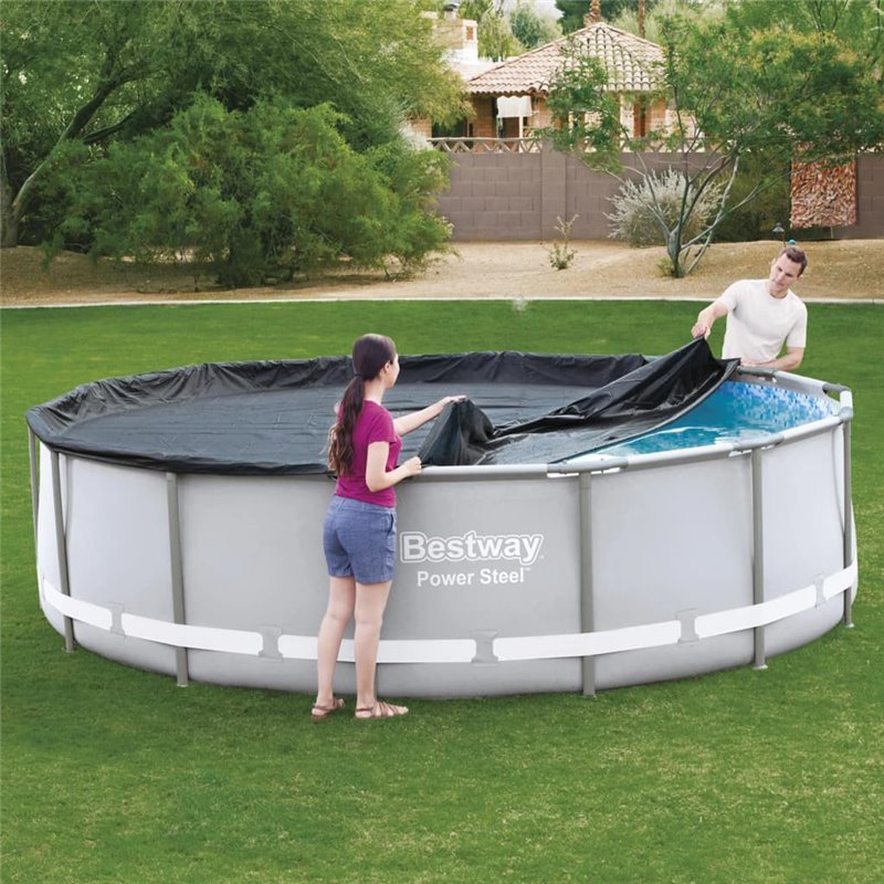 Bestway Bâche pour piscine dia 4.27m