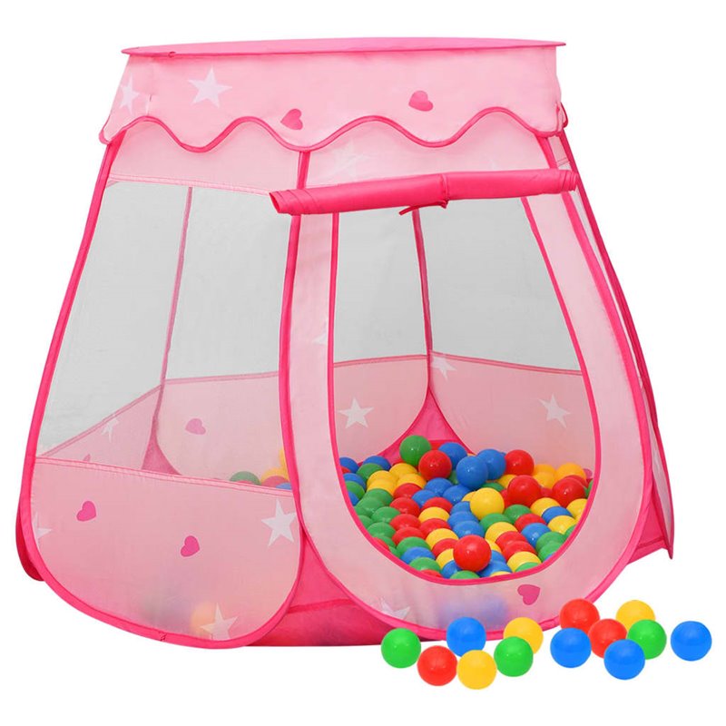 VidaXL Tente de jeu pour enfants Rose 102x102x82 cm