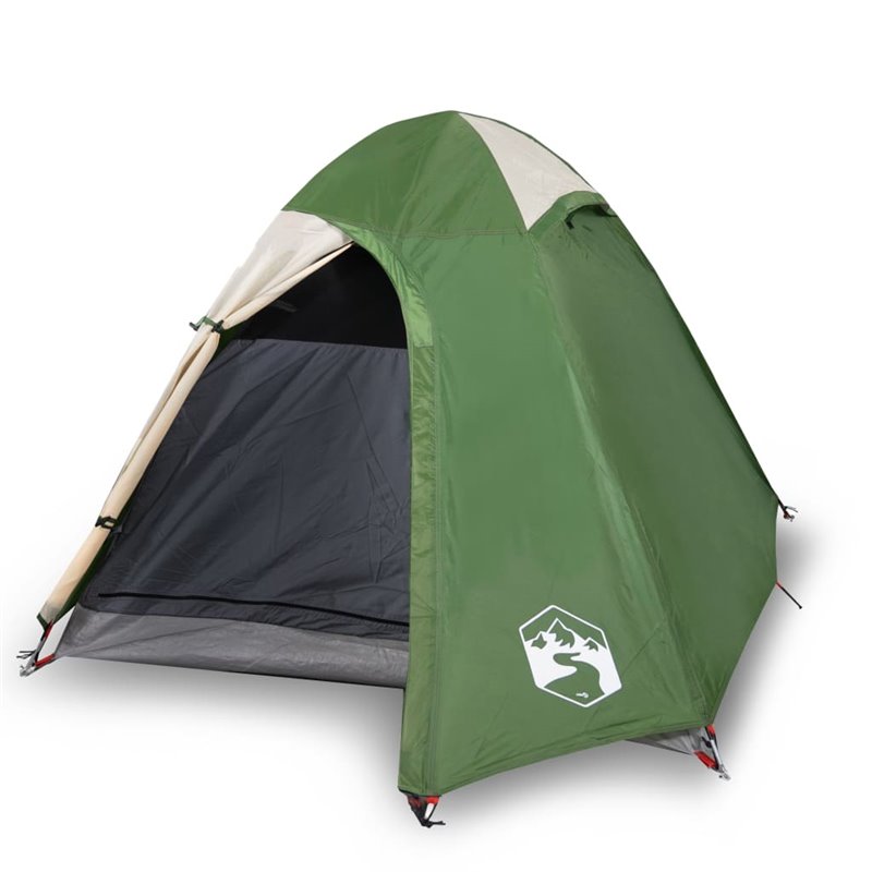 Image secondaire de VidaXL Tente de camping à dôme 2 personne vert imperméable