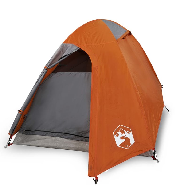 Image secondaire de VidaXL Tente de camping à dôme 2 personnes orange imperméable