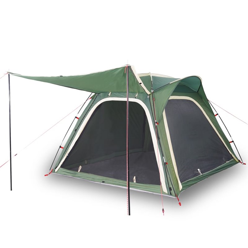 Image secondaire de VidaXL Tente de camping 4 personnes vert libération rapide imperméable