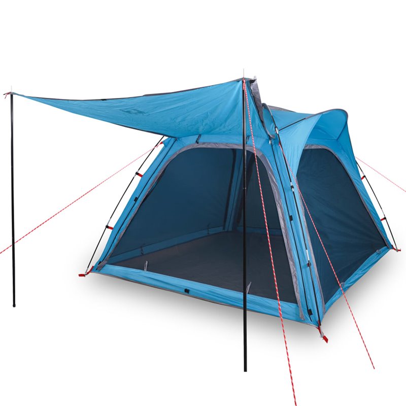 Image secondaire de VidaXL Tente de camping 4 personnes bleu libération rapide imperméable