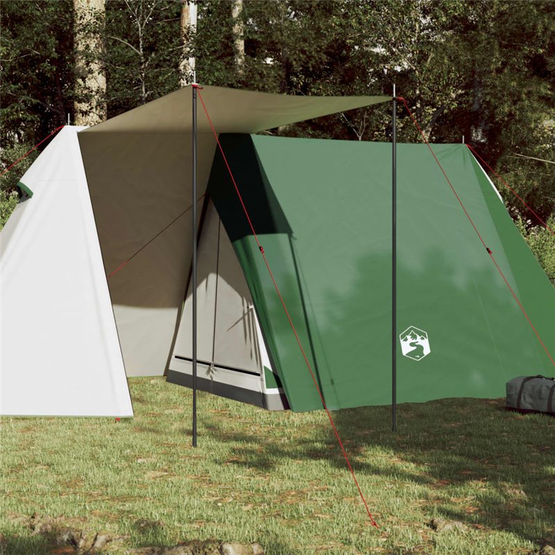 VidaXL Tente de camping 3 personnes vert imperméable