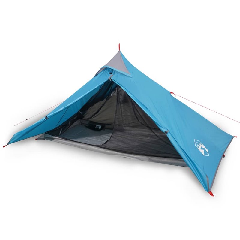 Image secondaire de VidaXL Tente de camping tipi 1 personne bleu imperméable