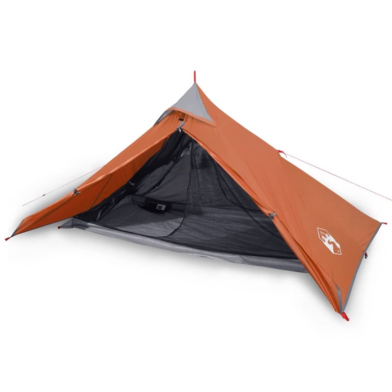 Image secondaire de VidaXL Tente de camping tipi 1 personne orange imperméable