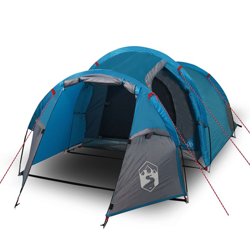 Image secondaire de VidaXL Tente de camping tunnel 2 personnes bleu imperméable