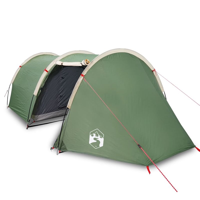 Image secondaire de VidaXL Tente de camping tunnel 4 personnes vert imperméable