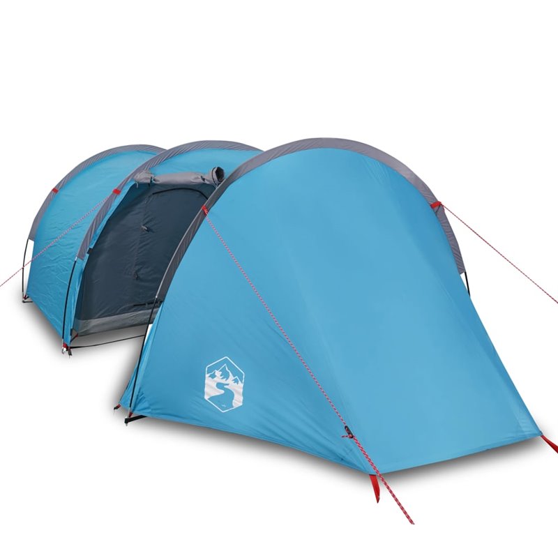 Image secondaire de VidaXL Tente de camping tunnel 4 personnes bleu imperméable